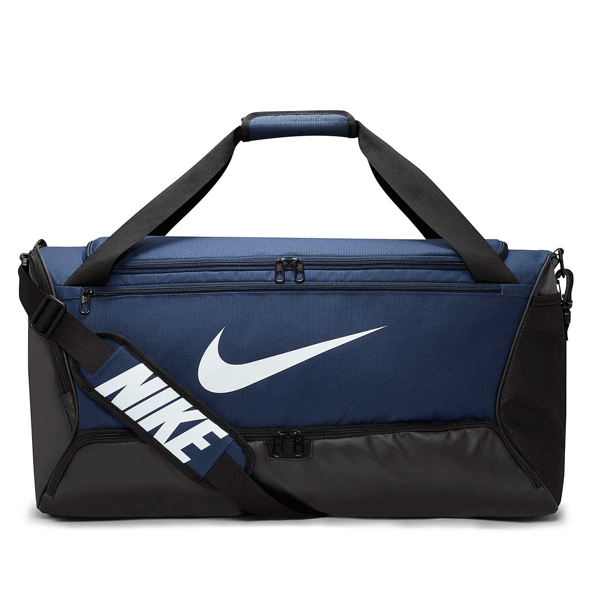 Nike Brasilia Duffle Bag (60l), Midnight Navy/black/white ONE