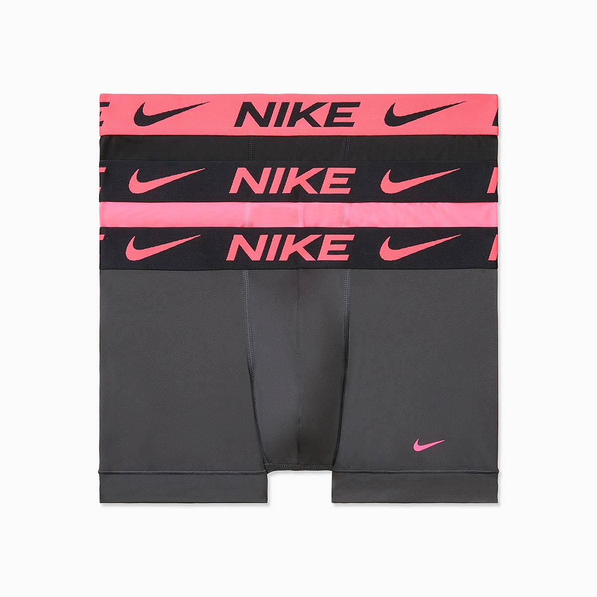 Nike Dri-Fit Essential Micro Trunk, Anthracite/Hyper Pink/Black
