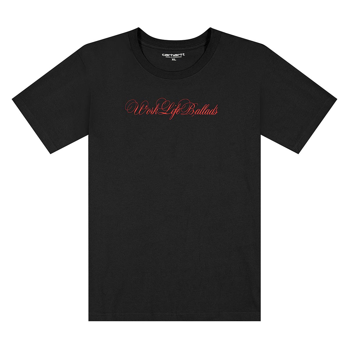 Carhartt Wip S/s Work Life Ballads T-shirt, Black / Red