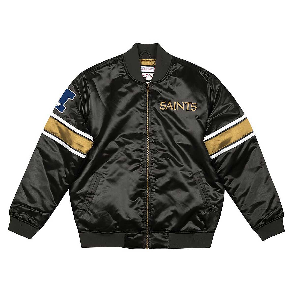 Bomber Jackets New Era New Orleans Saints NFL Satin Bomber Jacket