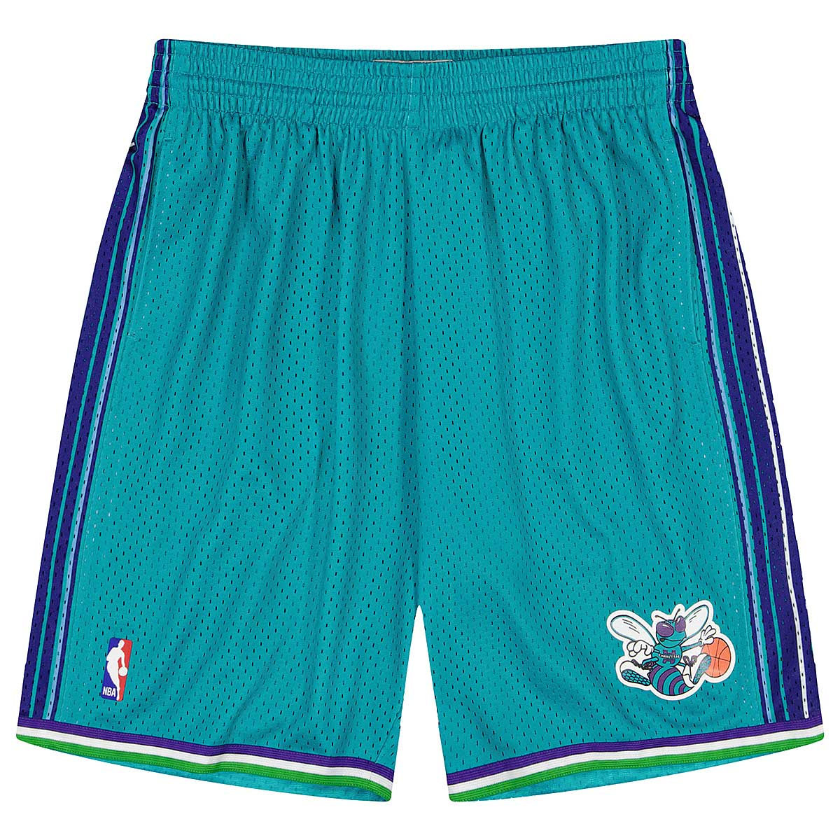  Mitchell & Ness NBA Road Swingman Shorts Hornets 99-00 Teal MD  9 : Sports & Outdoors