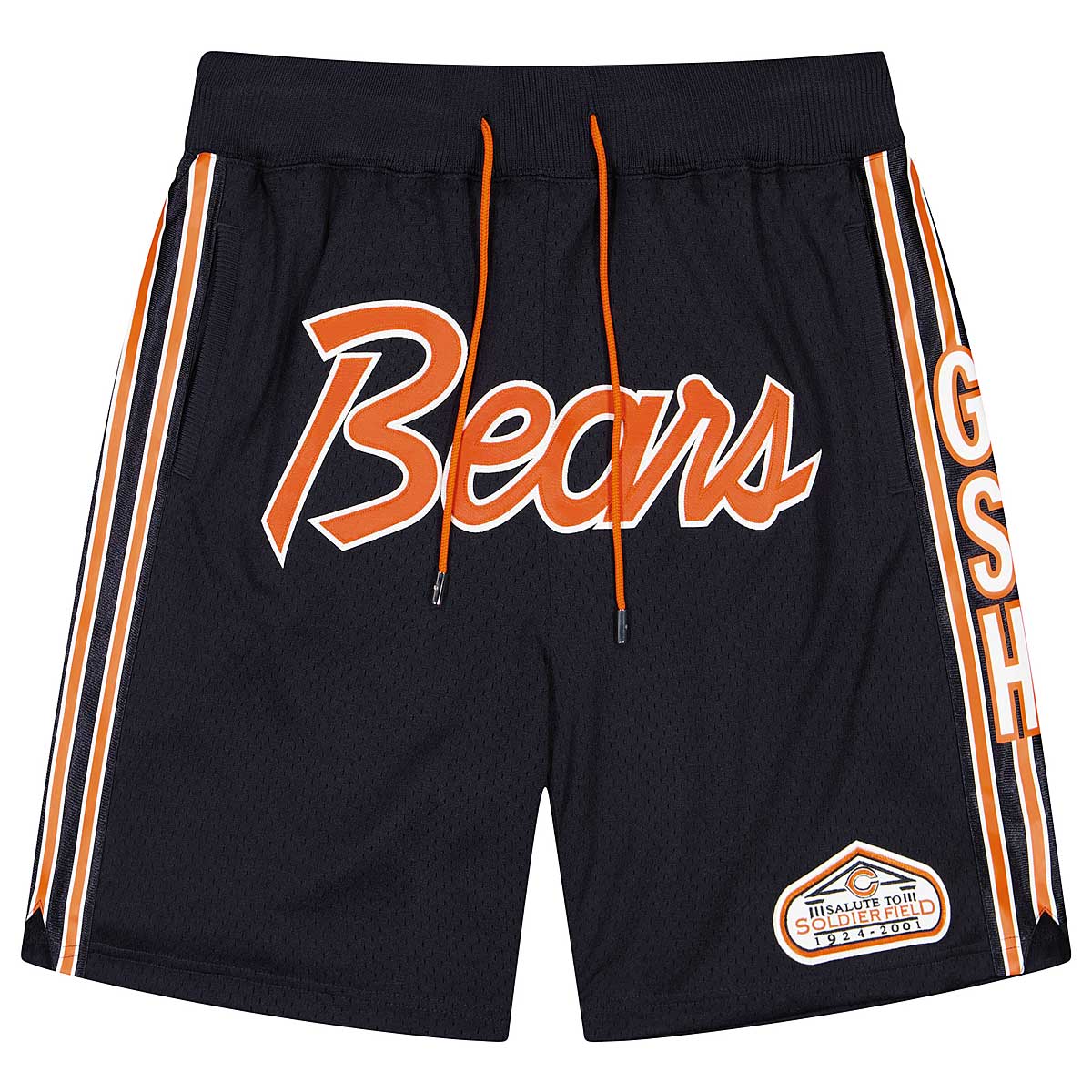 Mitchell And Ness Nfl Just Don Throwback Shorts Chicago Bears, Navy