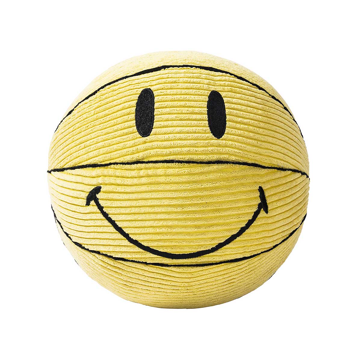 Image of Market Smiley Plush Basketball, Yellow