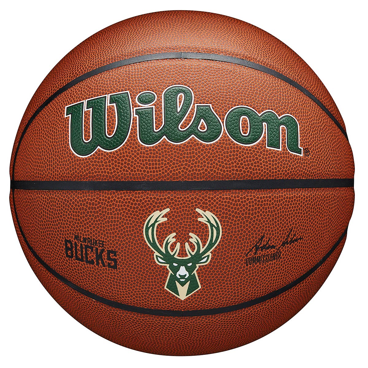 Wilson NBA Milwaukee Bucks Team Composite Basketball, Milwaukee Bucks 7