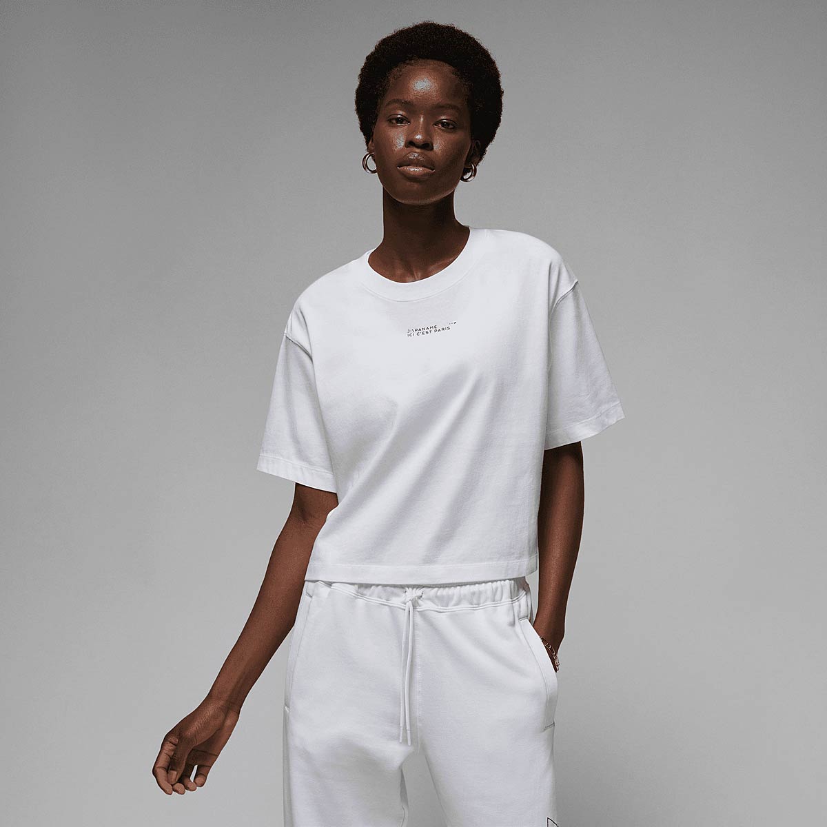Jordan J Psg Boxy Gfx T-Shirt Womens, White