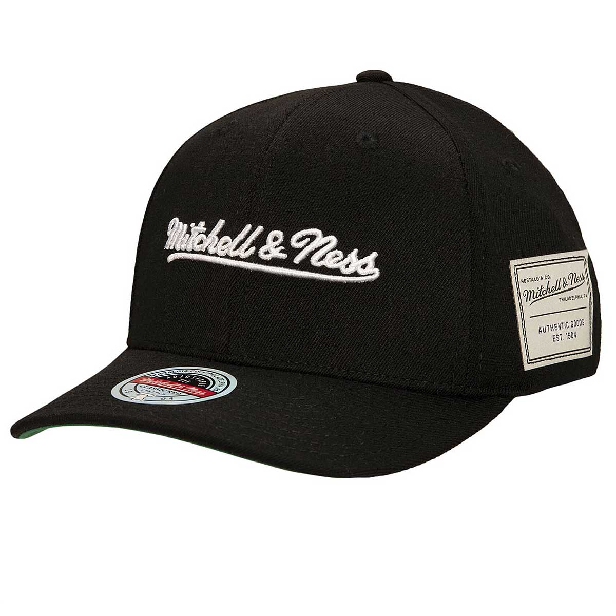 Mitchell And Ness Comfy Core Stretch Snapback Cap, Black