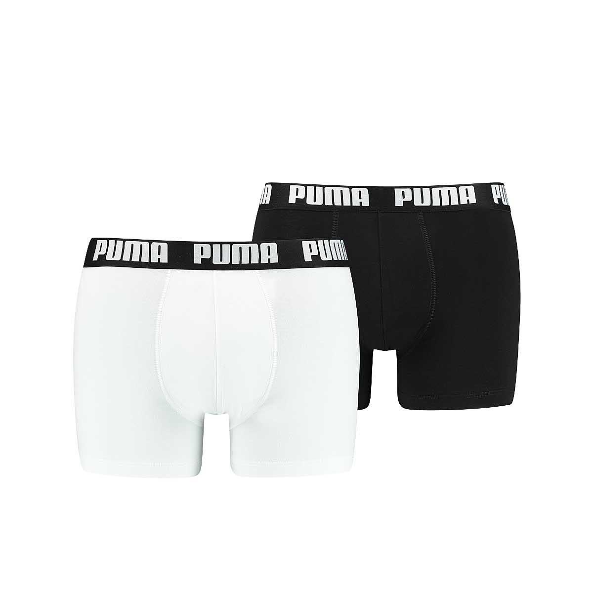 Puma Basic Boxer 2P, White / Black