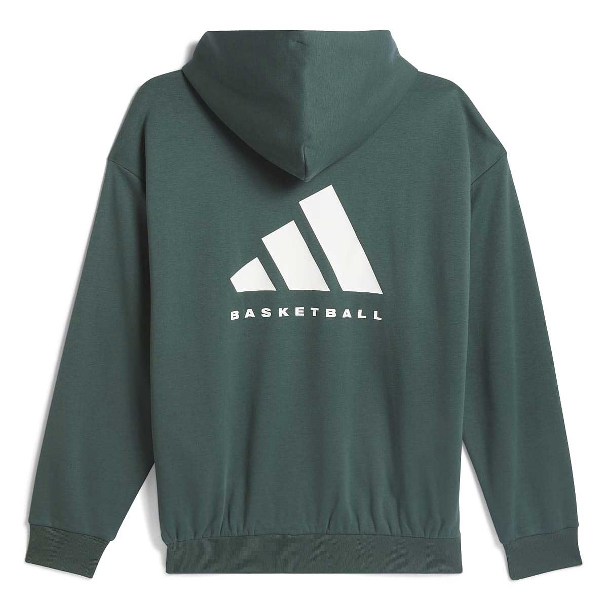 Image of Adidas Basketball Hoody, Green