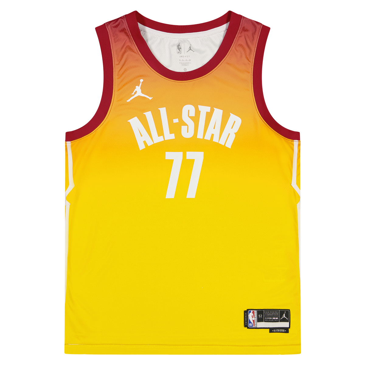 Jordan Brand Luka Doncic Orange 2023 NBA All-Star Game Swingman Jersey