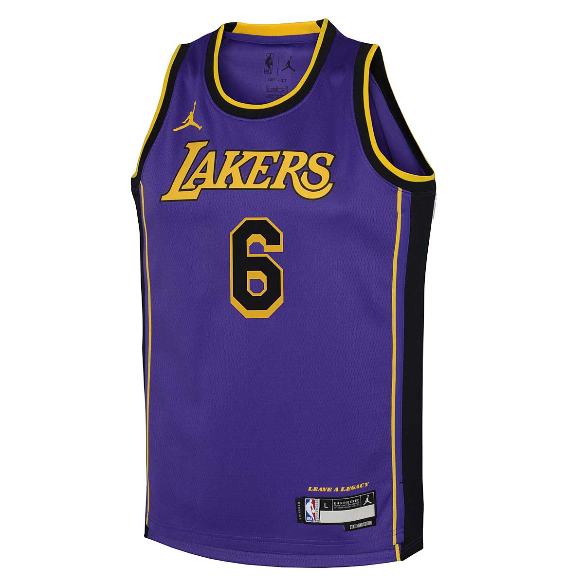 Nba Kids Nba Los Angeles Lakers Statement Swingman Jersey Lebron James Kids, Purple / Yellow