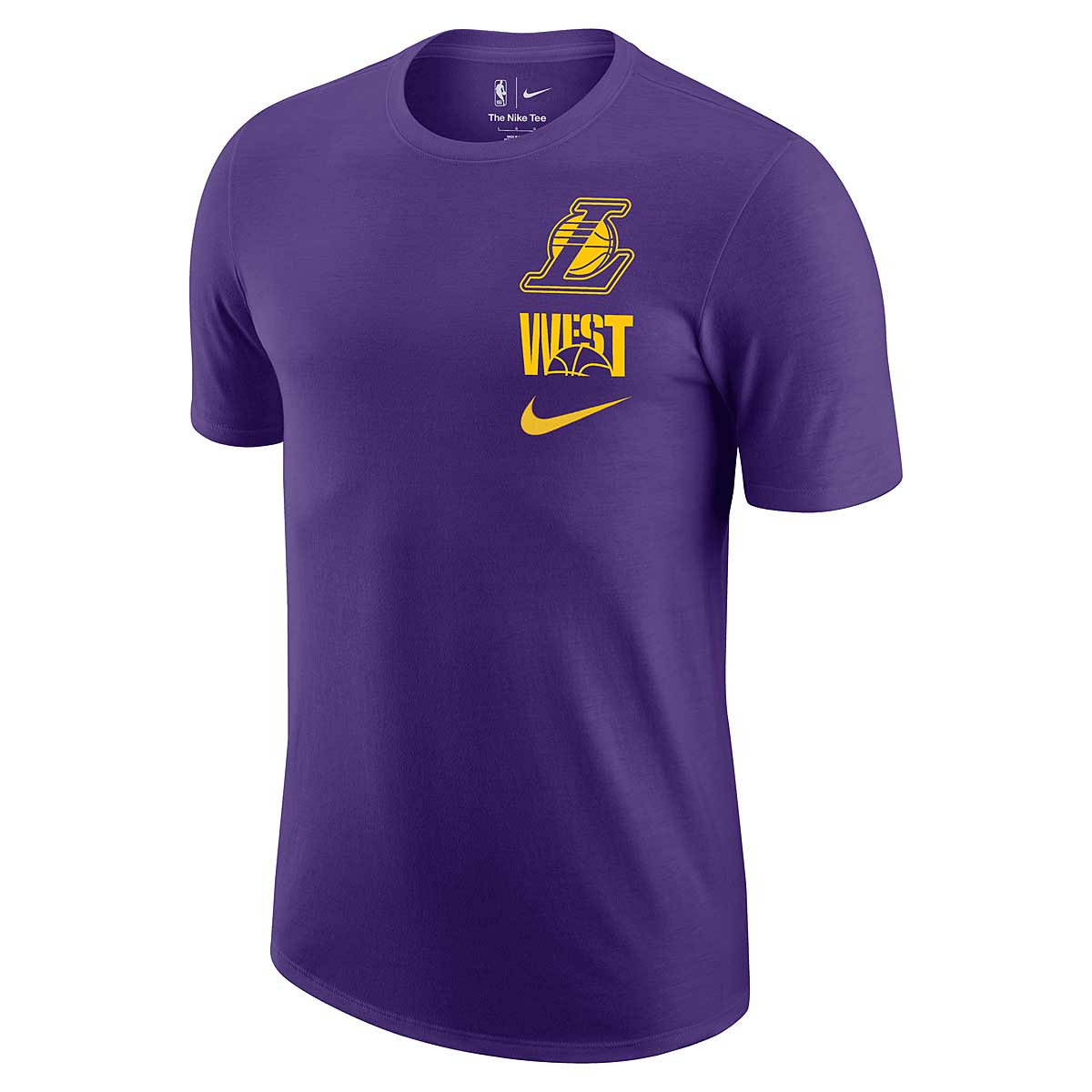 Nike Nba Los Angeles Lakers Essential Block T-shirt, Field Lila