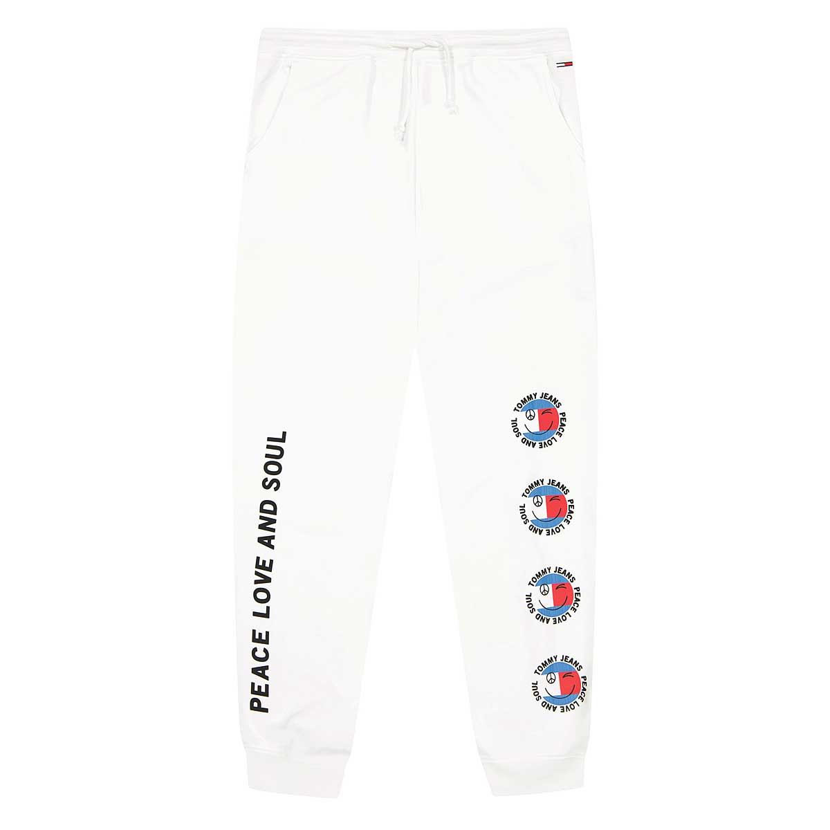 Tommy Jeans Peace Smiley Baggy Sweatpant Women, White
