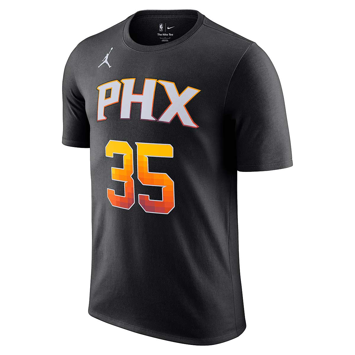 Nike NBA Phoenix Suns Statement N&n T-shirt Kevin Durant, Schwarz/orange 3XL