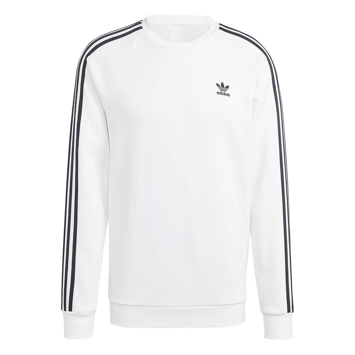 Image of Adidas Adicolor Classics 3-stripes Crew, White/black
