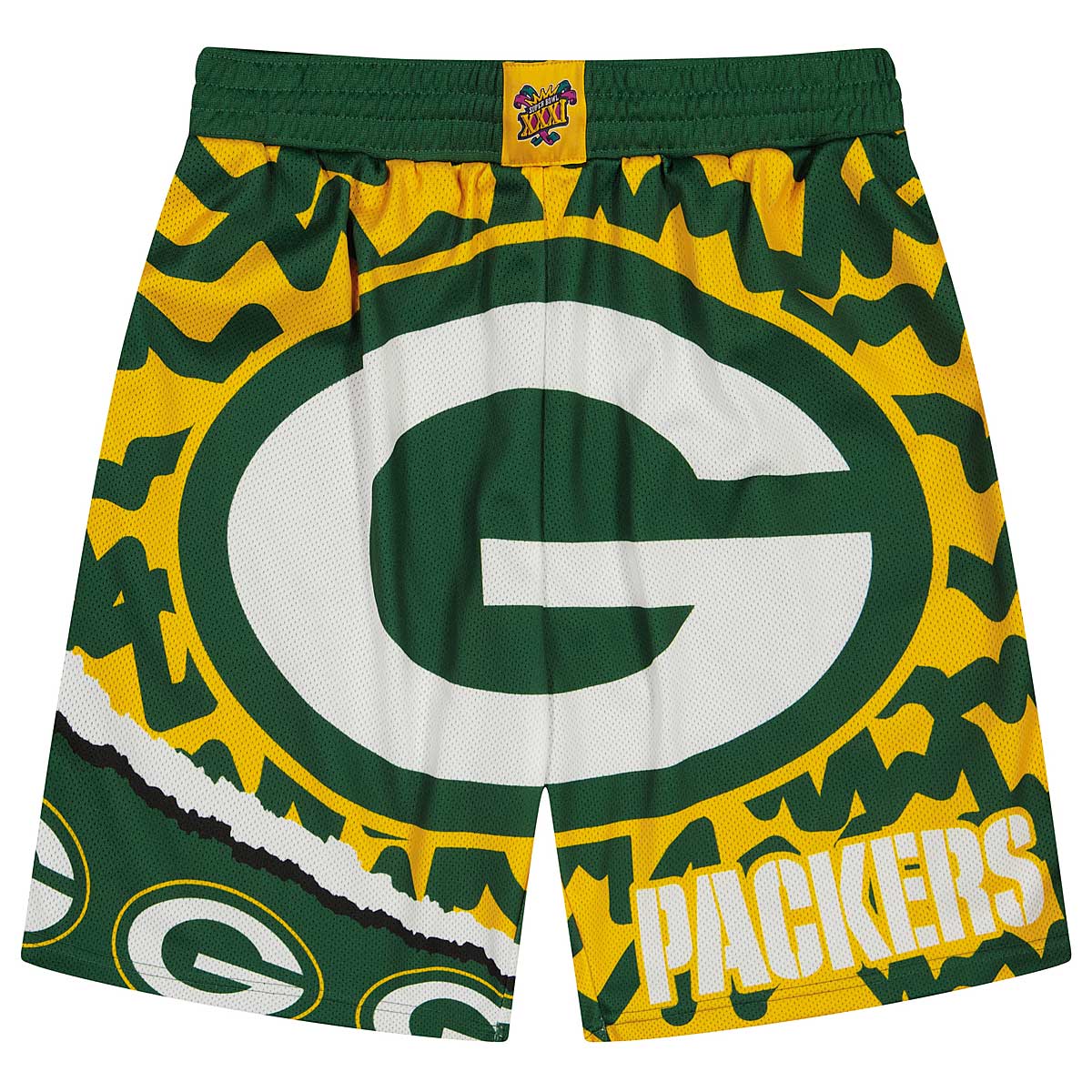 Mitchell And Ness Nfl Jumbotron 2.0 Shorts Green Bay Packers, Green /