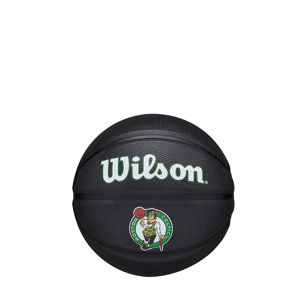Image of Wilson NBA Boston Celtics Tribute Mini Basketball, Silver