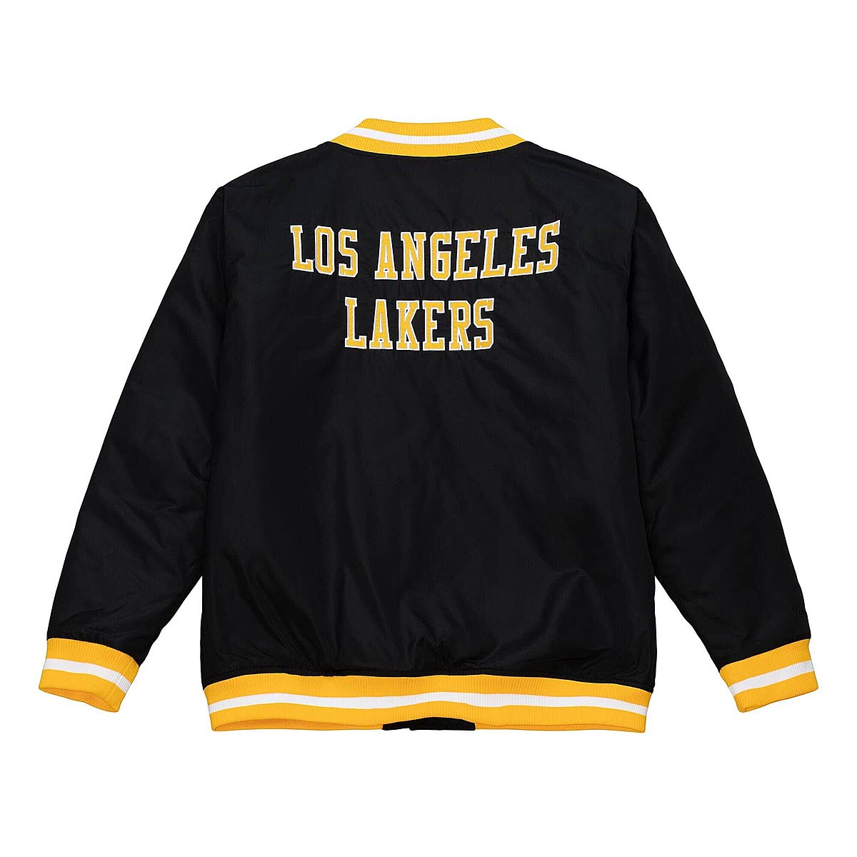 Image of Mitchell And Ness NBA Los Angeles Lakers Womens Puffer Jacket, Black