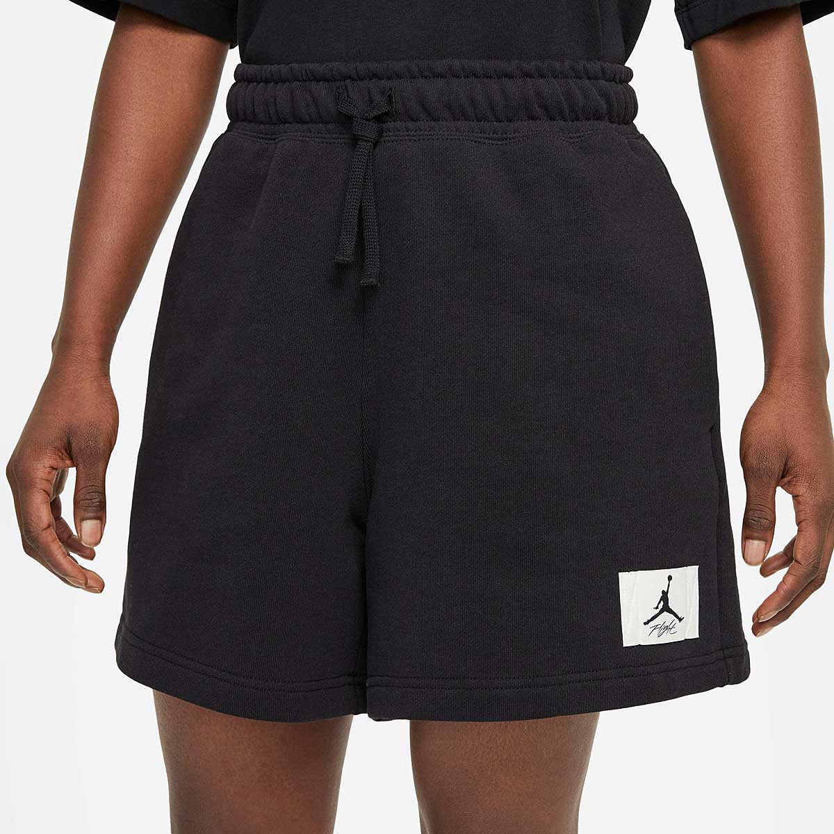 Jordan Essential Fleece Shorts Womens, Black/Gym Red