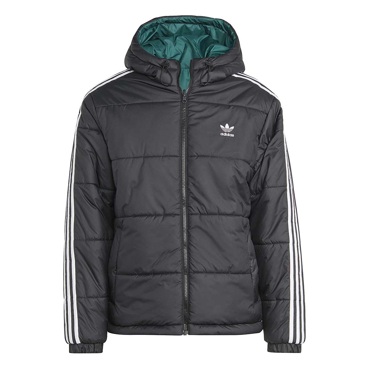 Image of Adidas Adicolor Reversible Jacket, Black/green