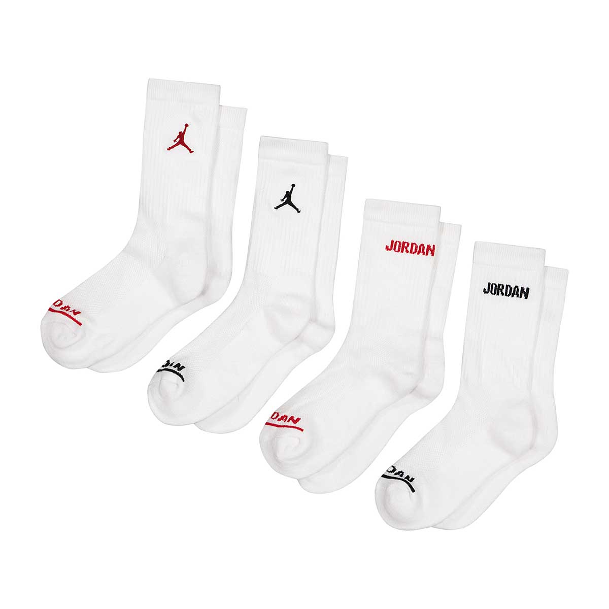 Jordan Kids Jordan Legend Crew Socks 6 Pack, White