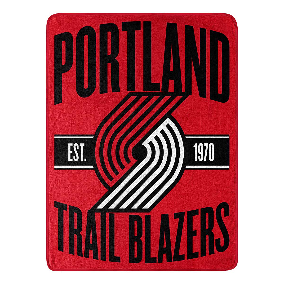 Northwest Nba Blanket Portland Trail Blazers, Black/Red