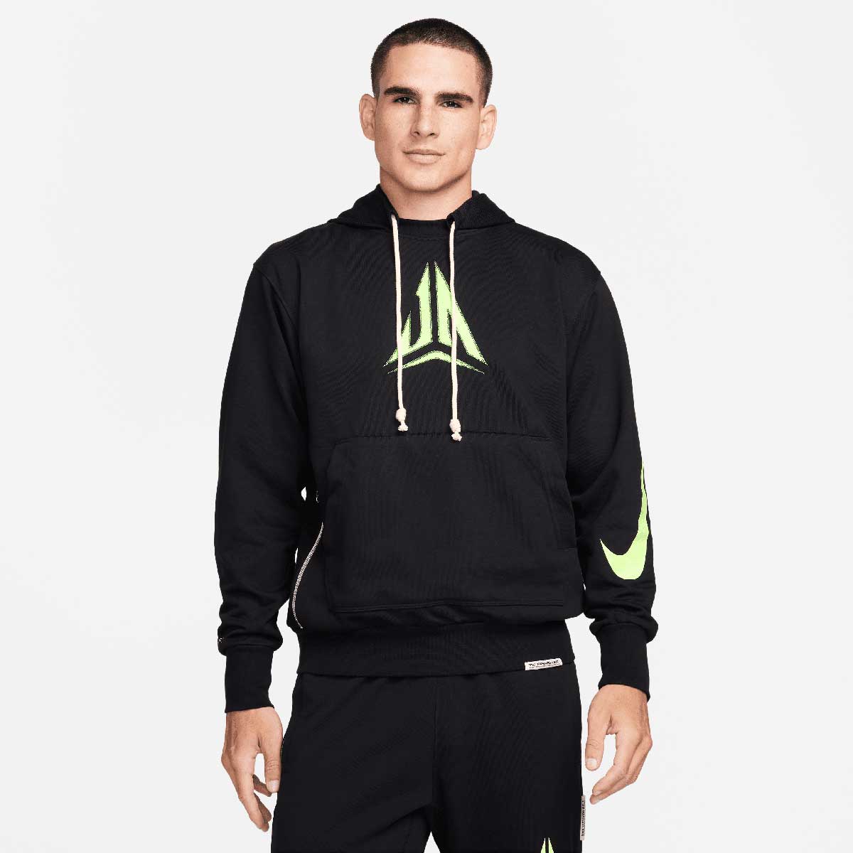 Image of Nike Ja Morant Dri-fit Standard Issue Hoody, Black//