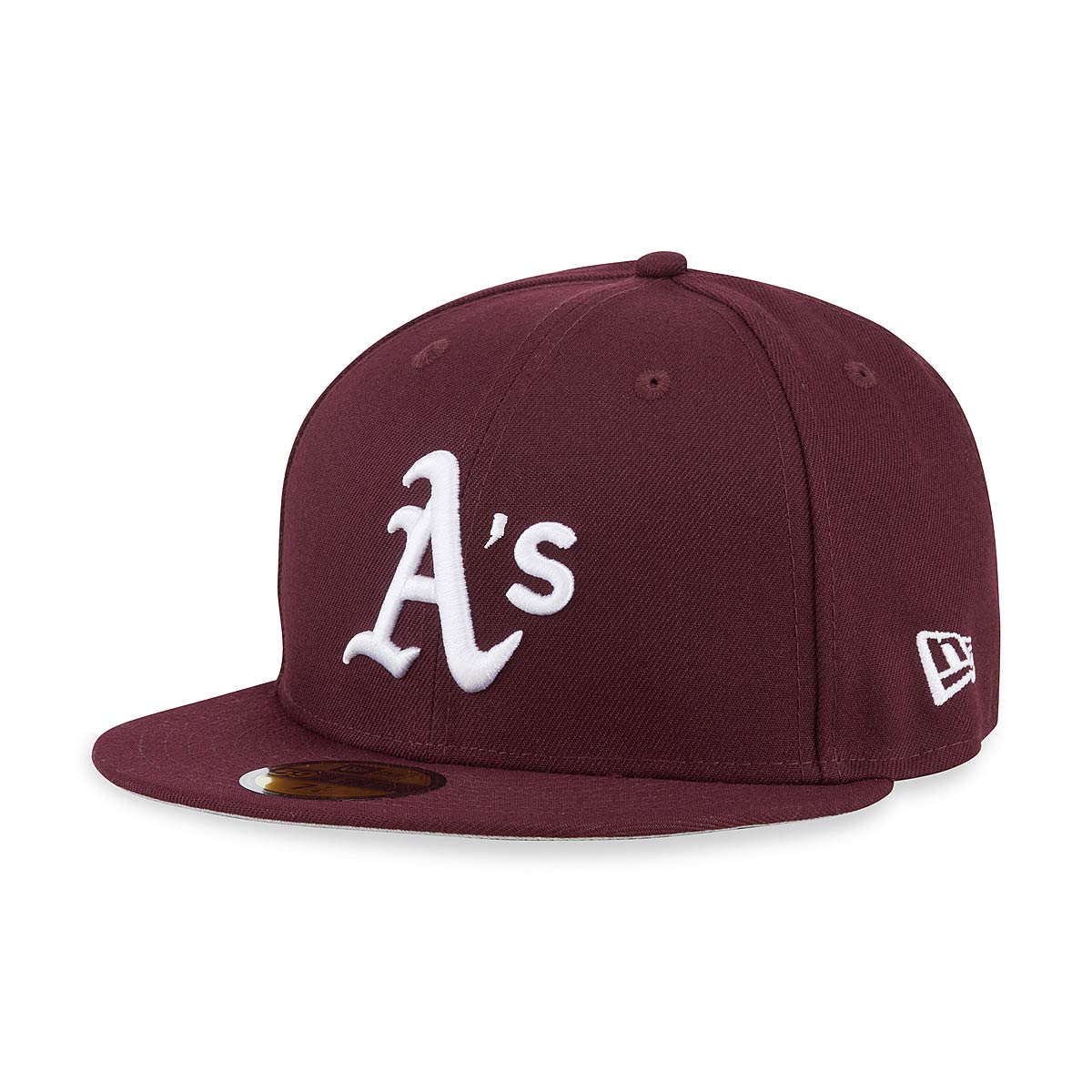 Image of New Era MLB Oakland Athletics 59fifty Cap, Dark Purple