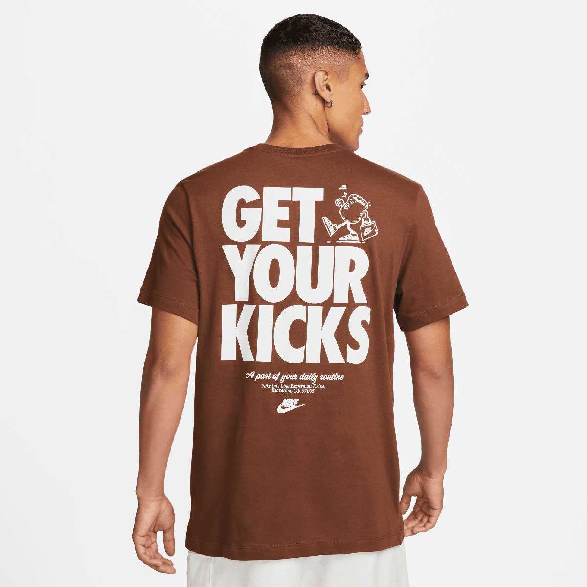 Nike m nsw si 1 hbr t-shirt, cacao wow