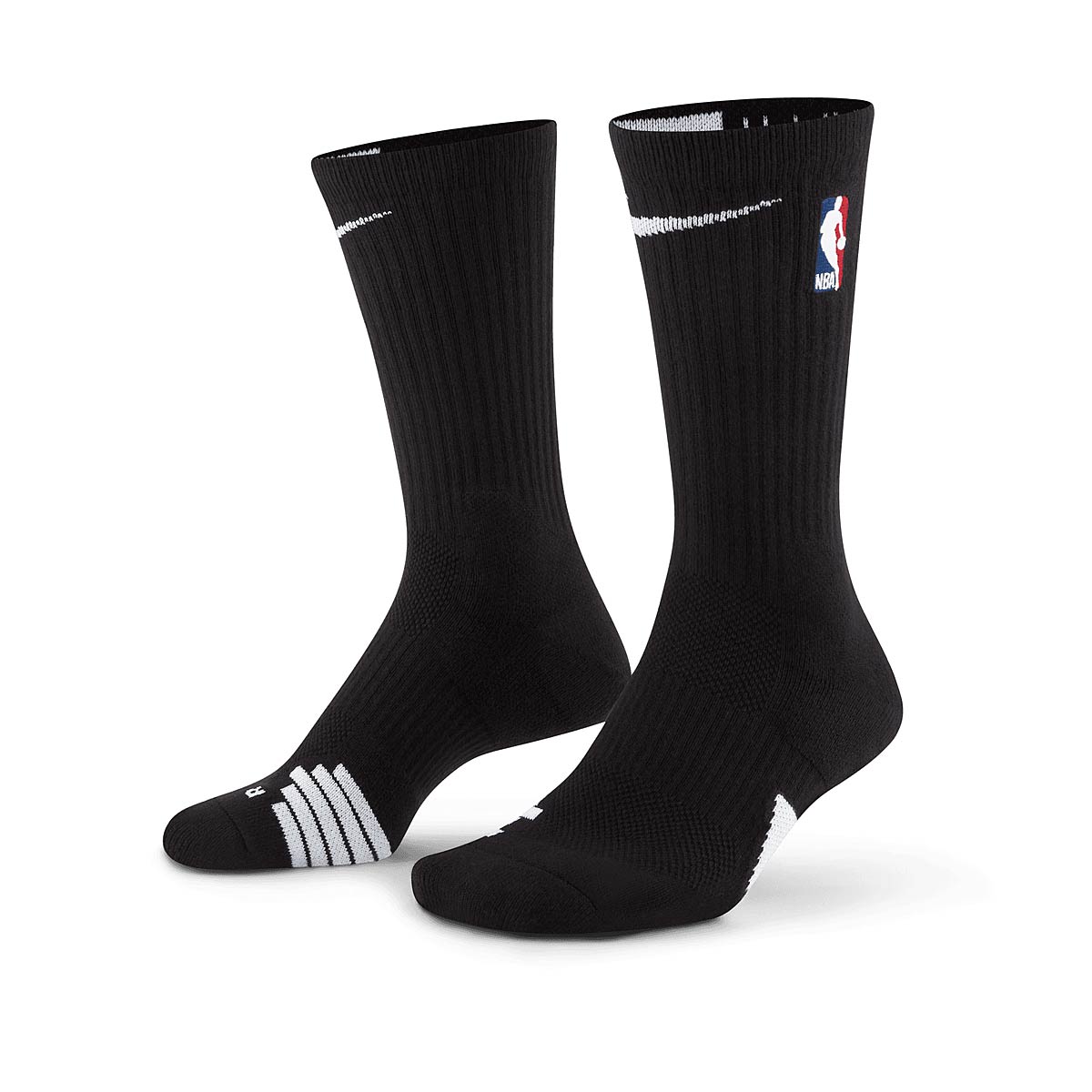 Image of Nike NBA Nike Elite Crew Socks, Black/(white)