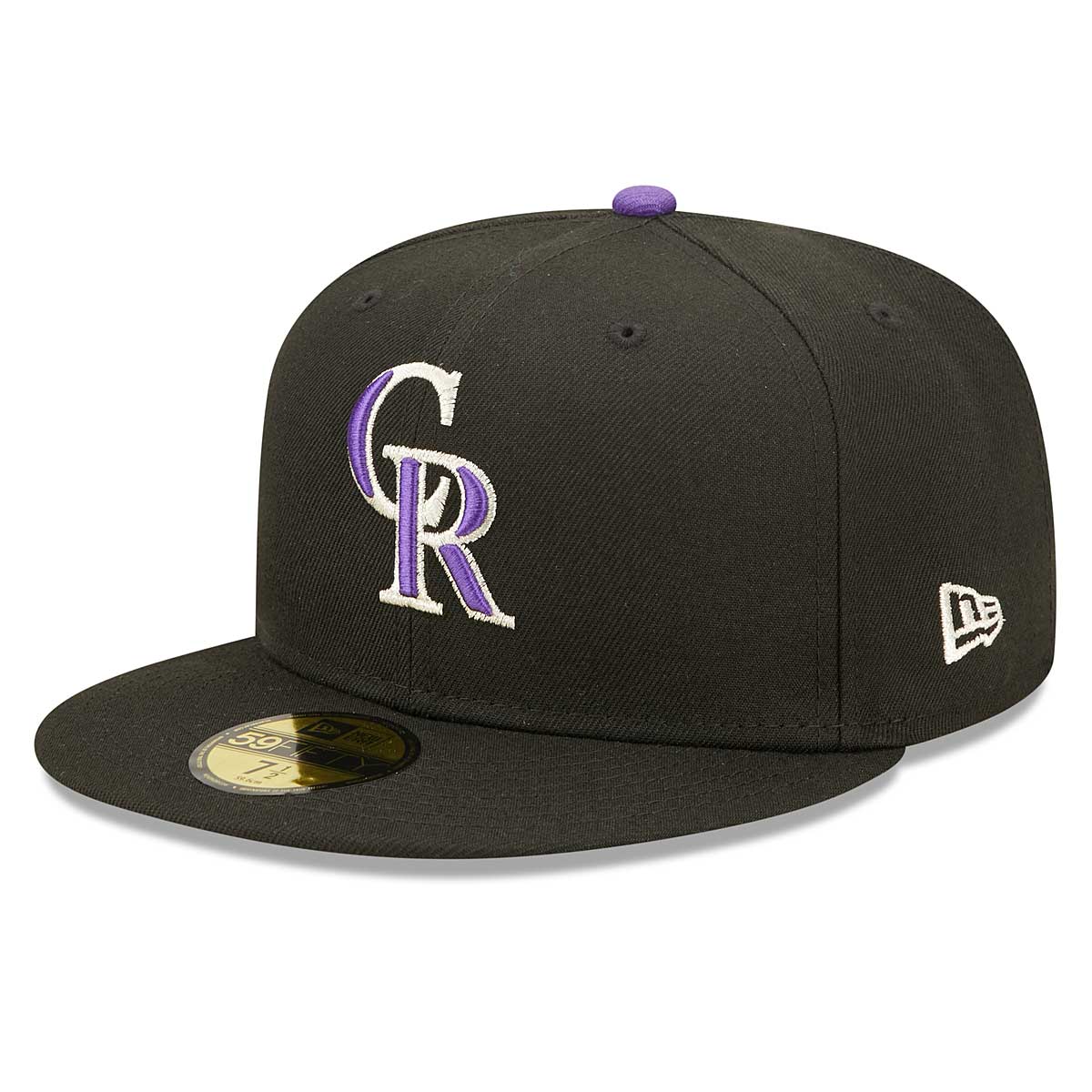 Image of New Era MLB Colorado Rockies Authentic On-field 59fifty Cap, Black
