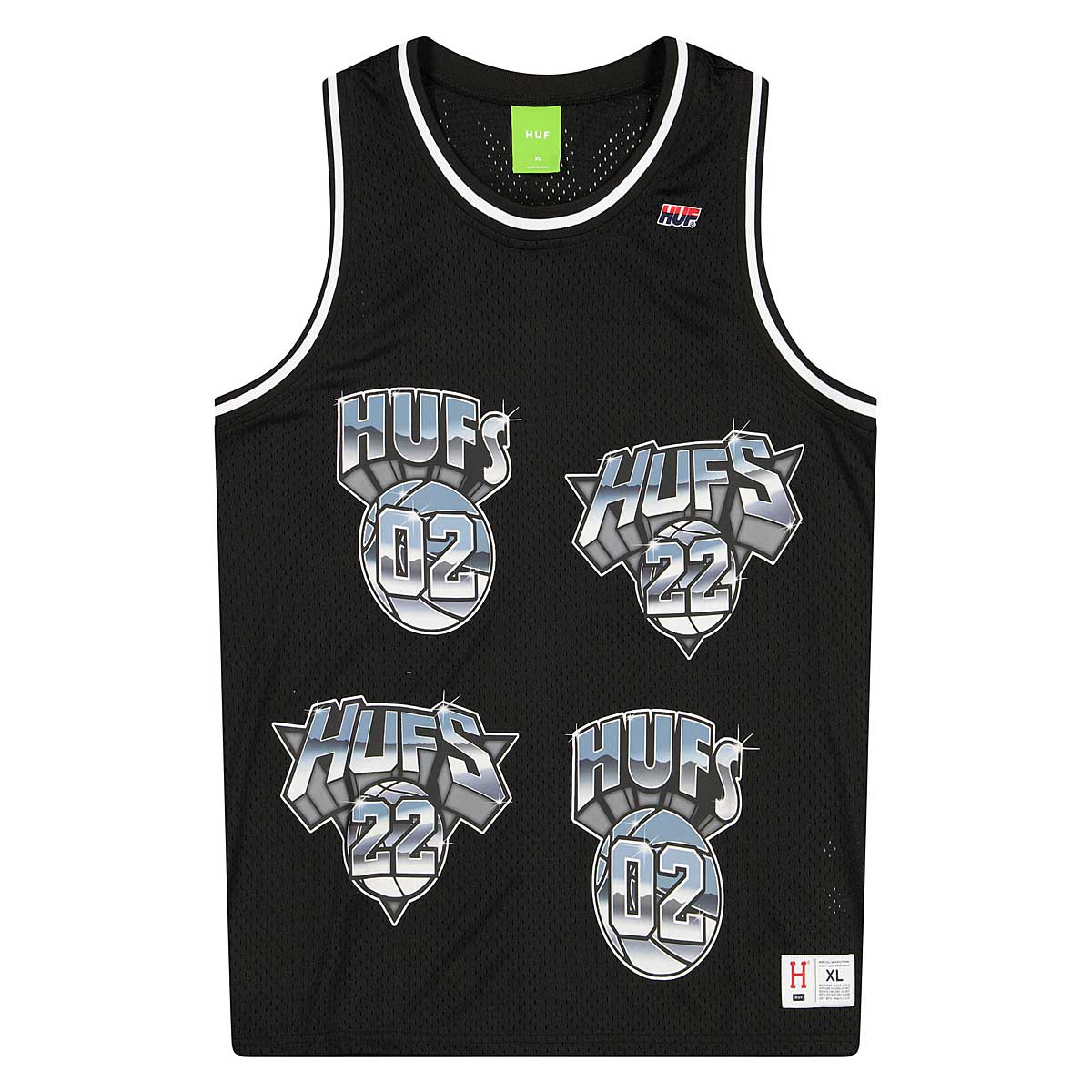 Huf Basketball Jersey, Black