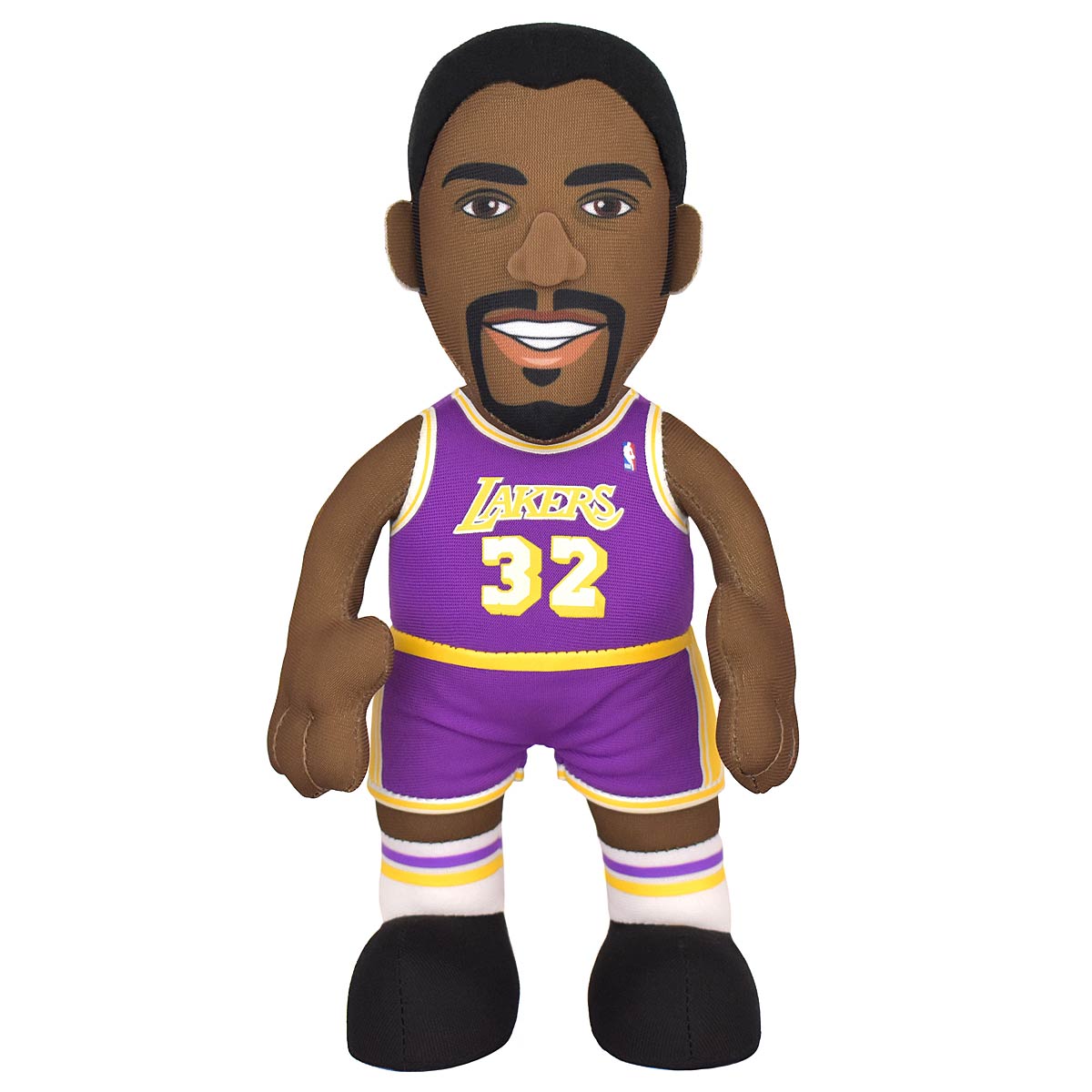 Bleacher Creature Nba Los Angeles Lakers Plush Toy Magic Johnson 25C, Purple