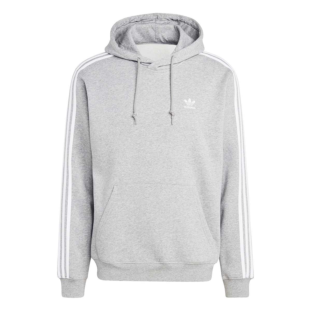 Adidas 3-stripes Hoody, Grey L