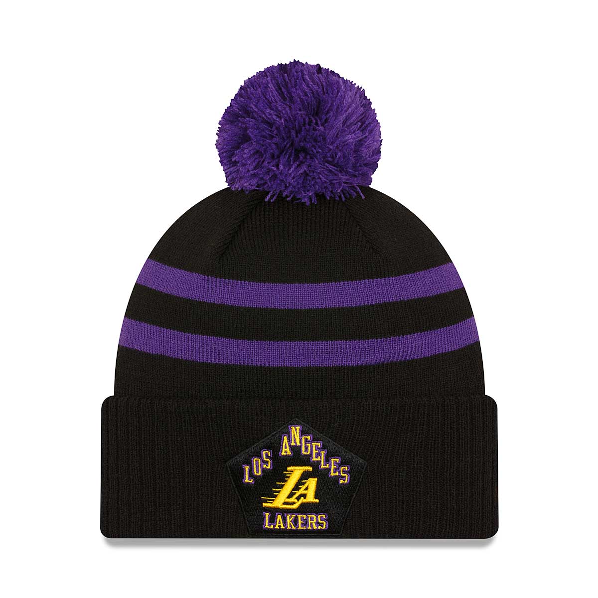 Image of New Era NBA Los Angeles Lakers 2023-24 City Edition Beanie, Lilac