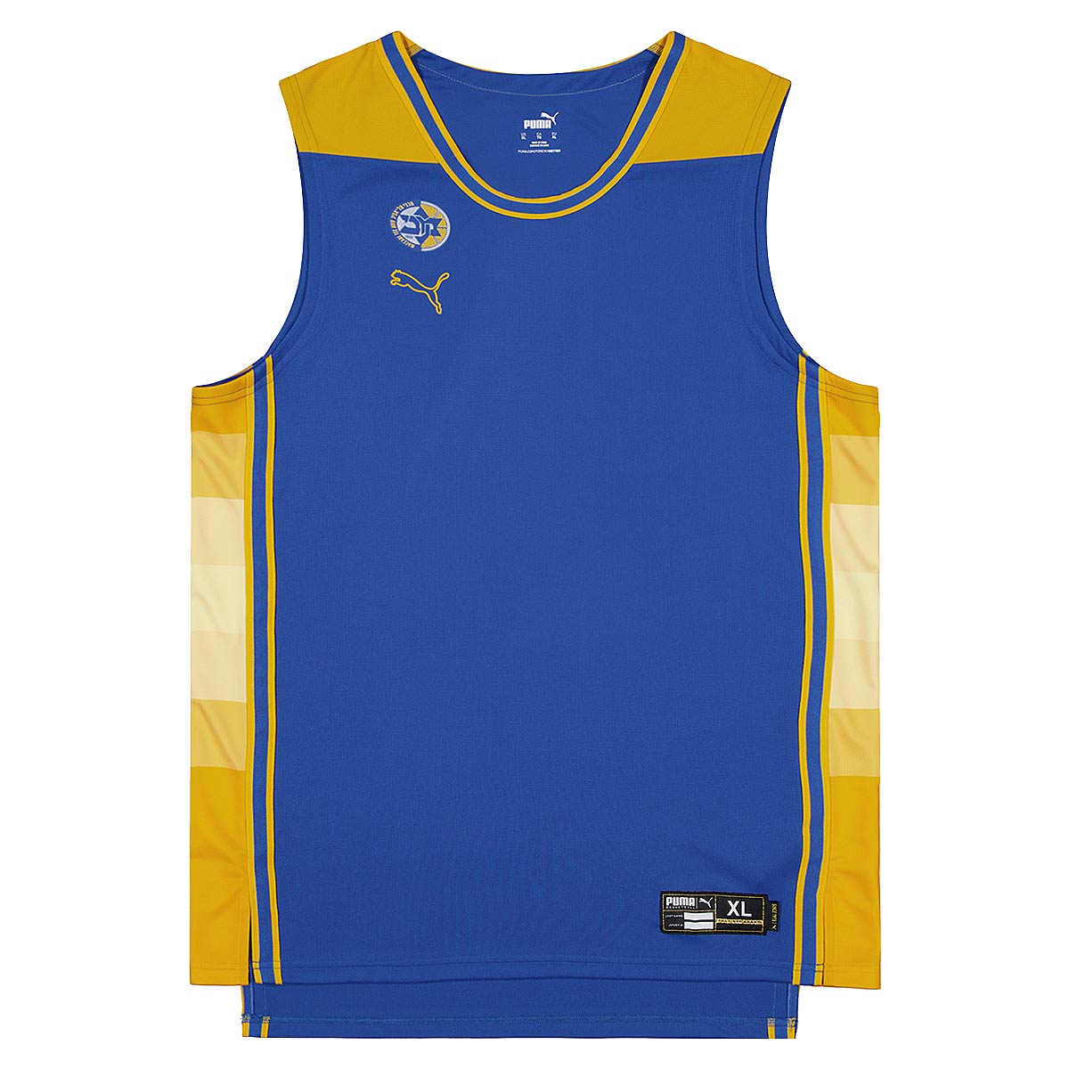 Puma Maccabi Tel Aviv Basketball Game Jersey, Nautical Blau XL