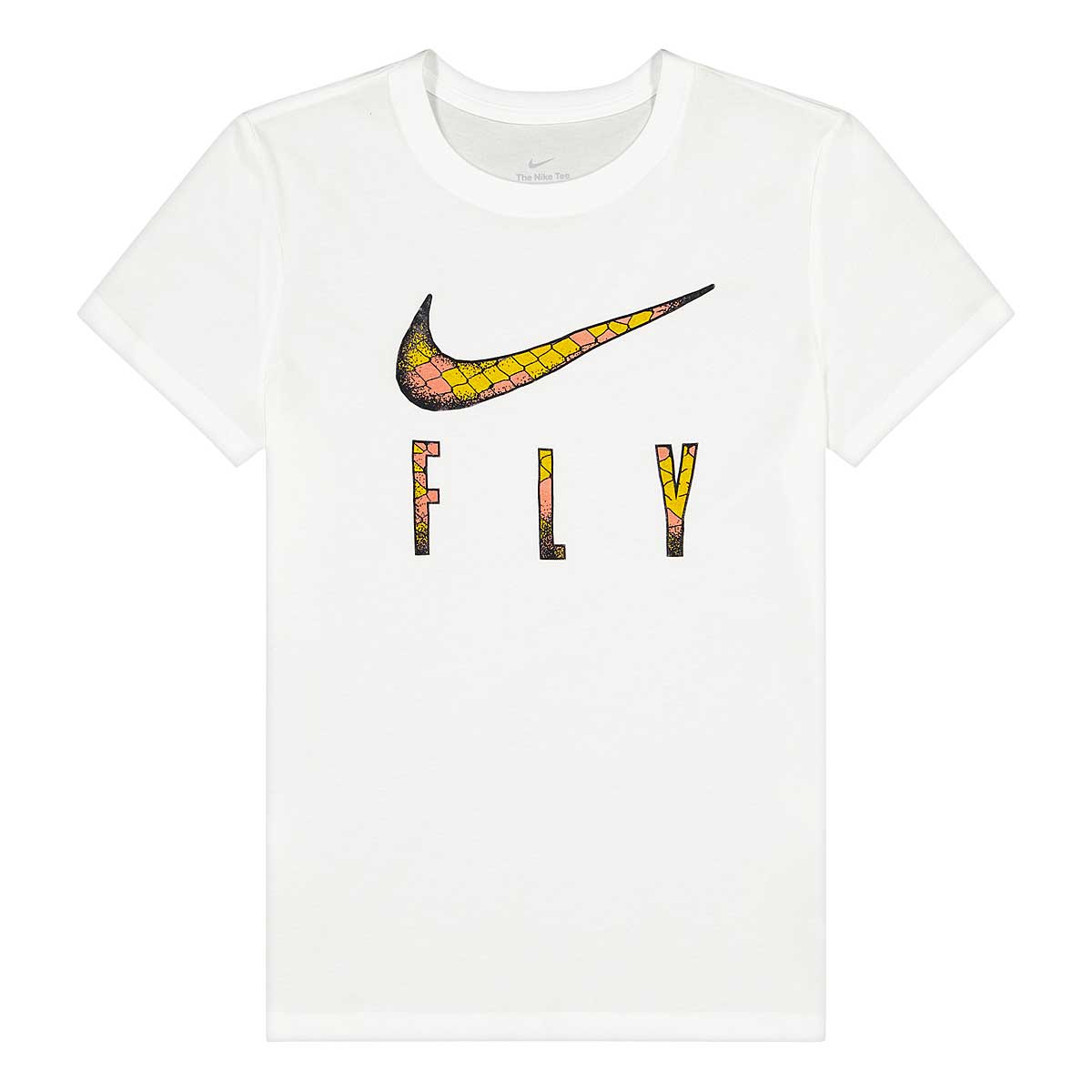 Nike Dri-Fit Swoosh Fly T-Shirt Womens, White