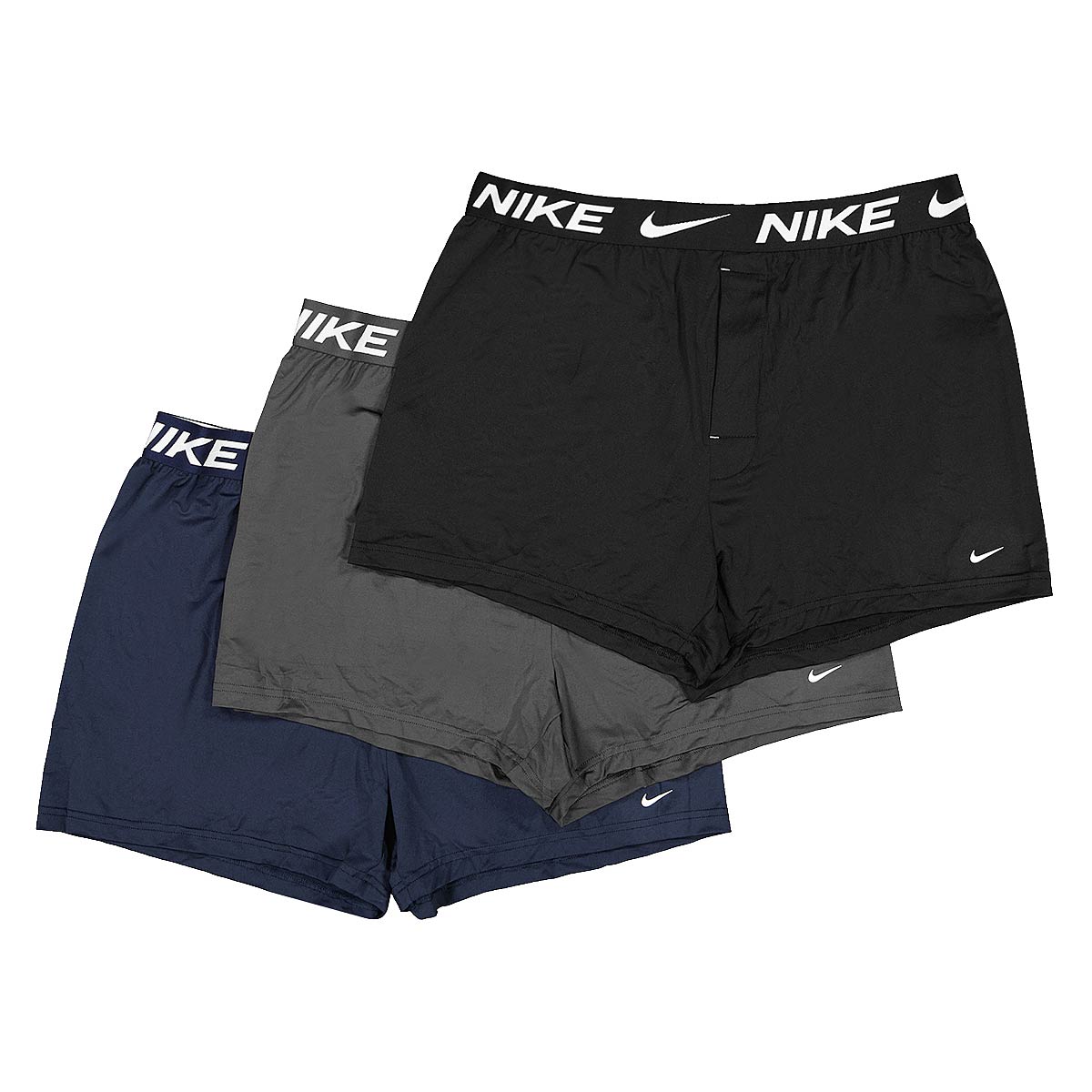 Image of Nike Boxer 3pk, Black/blue/grey