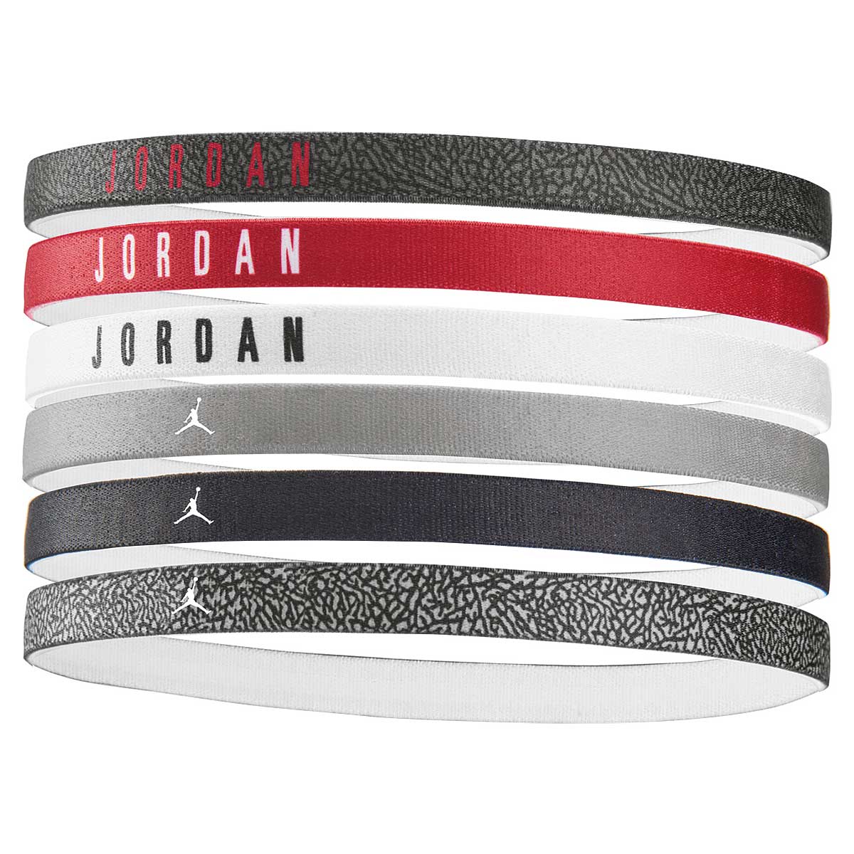 Jordan Elastic 6 Pk, 061 Black/Gym Red/White