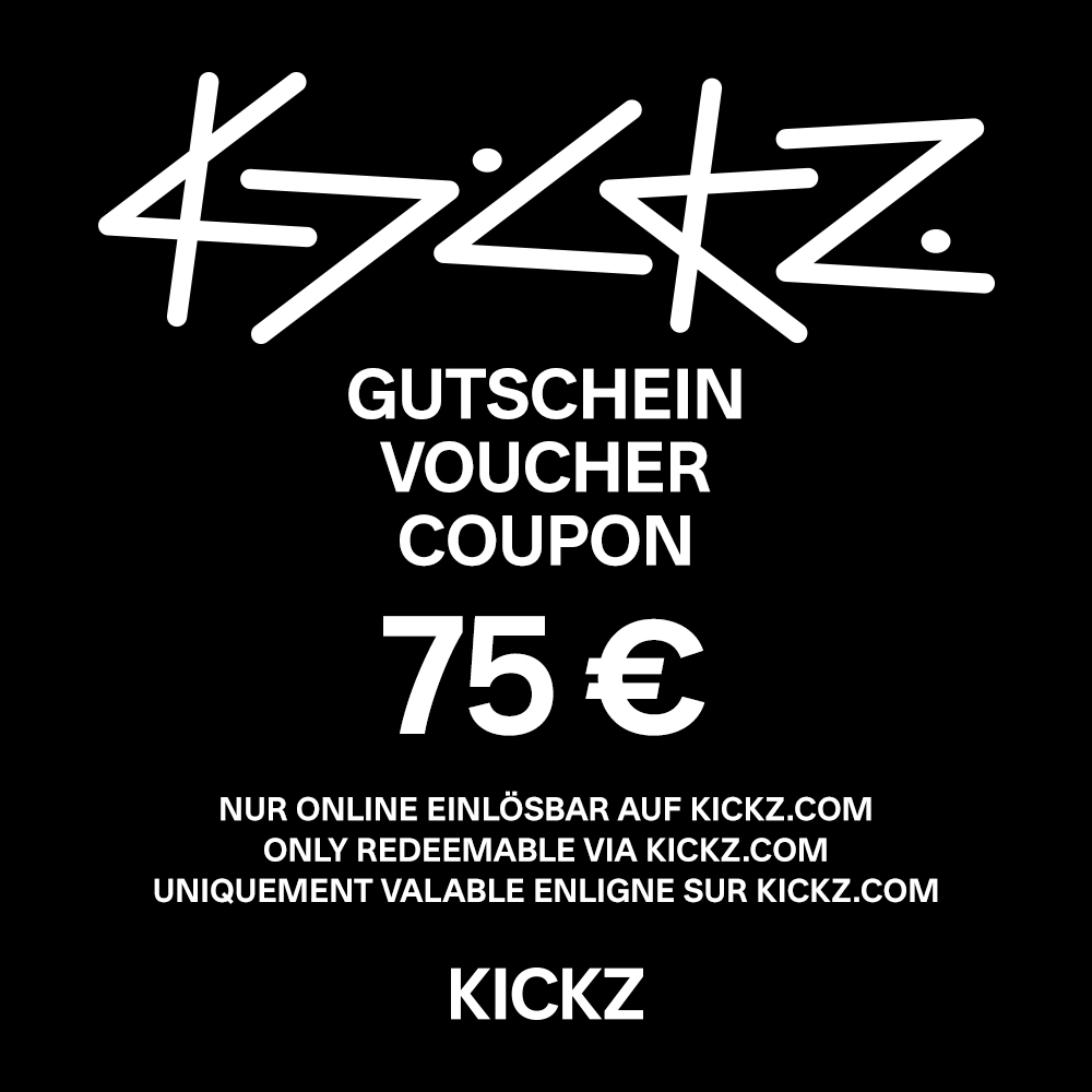 Kickz Gutschein 75€, Gutschein75