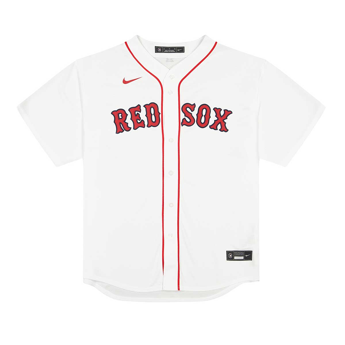 Fanatics Mlb Official Replica Home Jersey Boston Red Sox, White/Red Red Sox