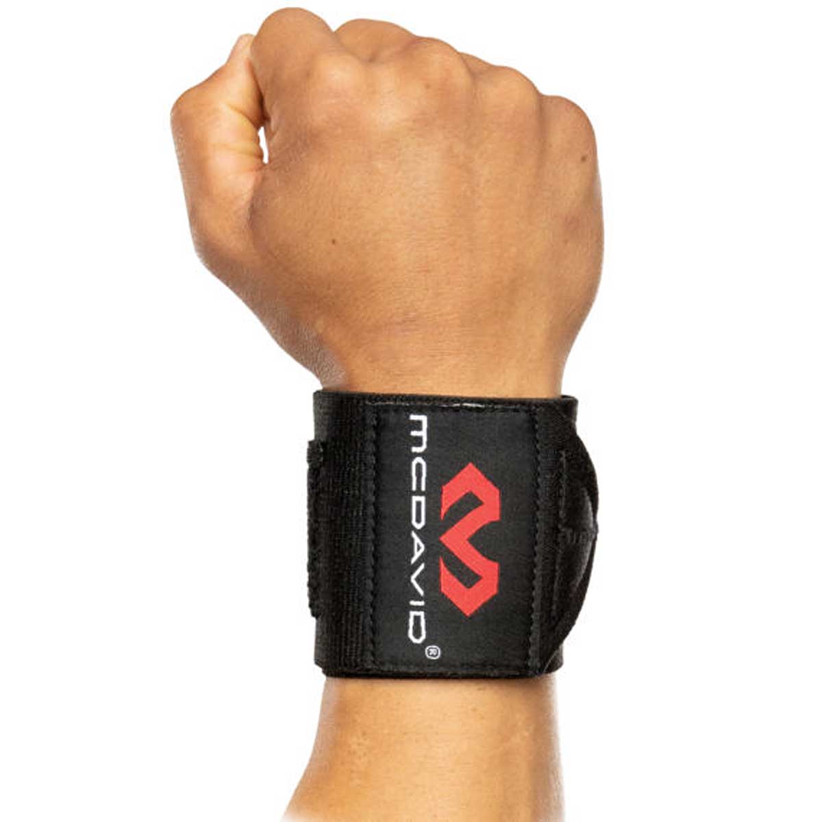 Mcdavid X-Fitness Heavy Duty Wrist Wraps (Pair), Schwarz