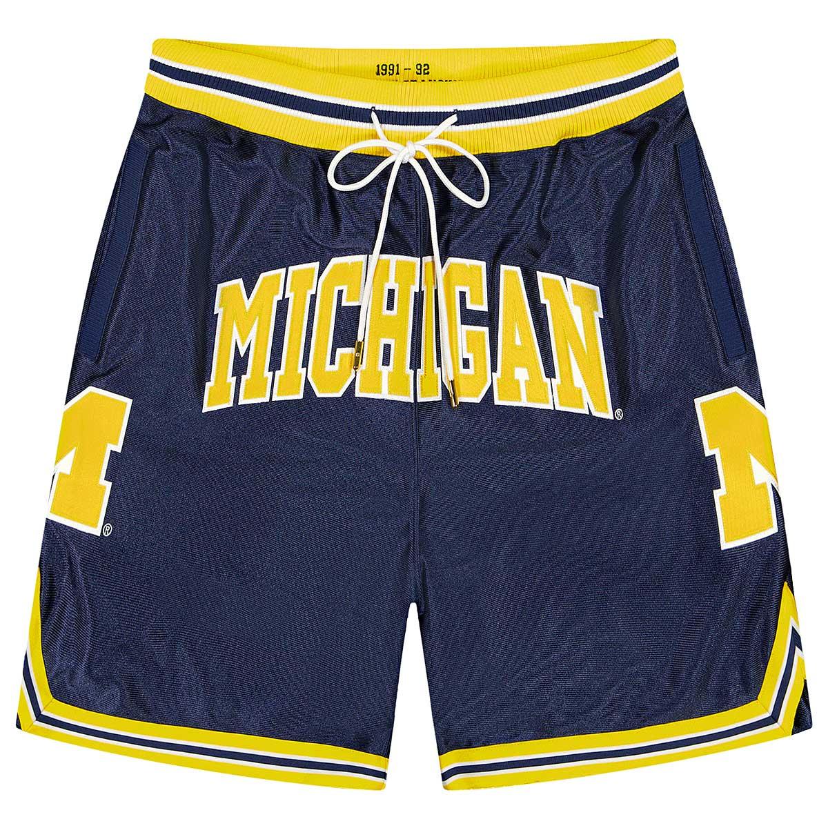 1000% Authentic Michigan Jordan just don shorts Sz Small. Very Rare To Find