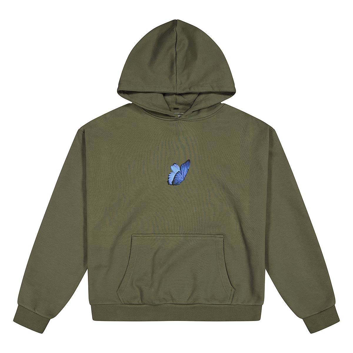 Image of Mister Tee Le Papillon Heavy Oversize Hoody, Olive