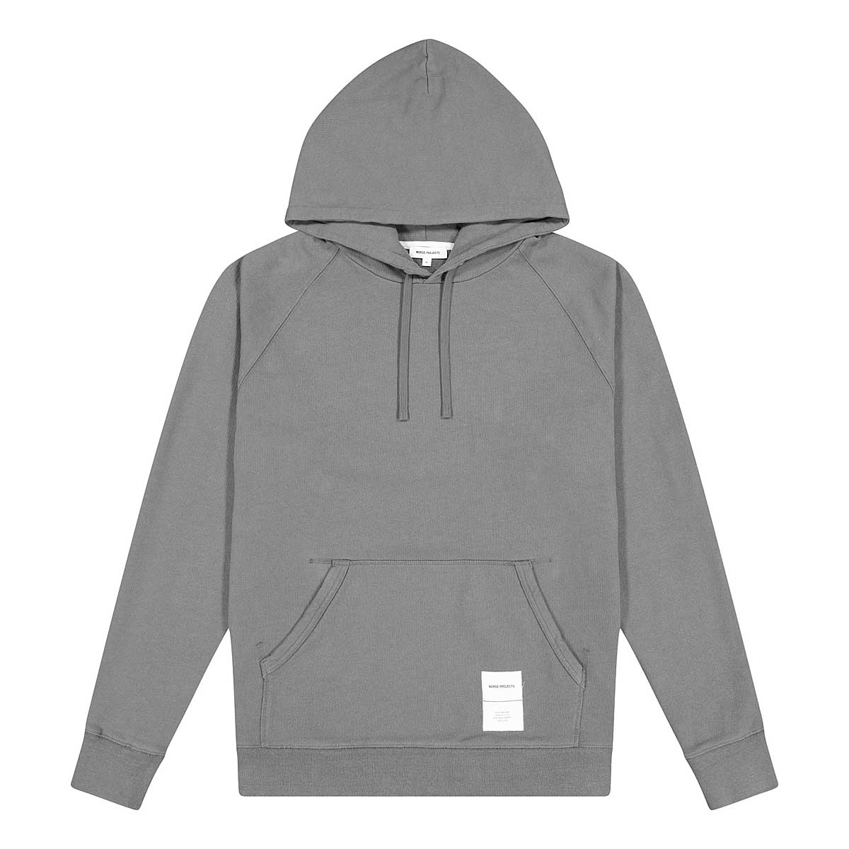 Norse Projects Kristian Tab Series Hoody, Magnet Grey