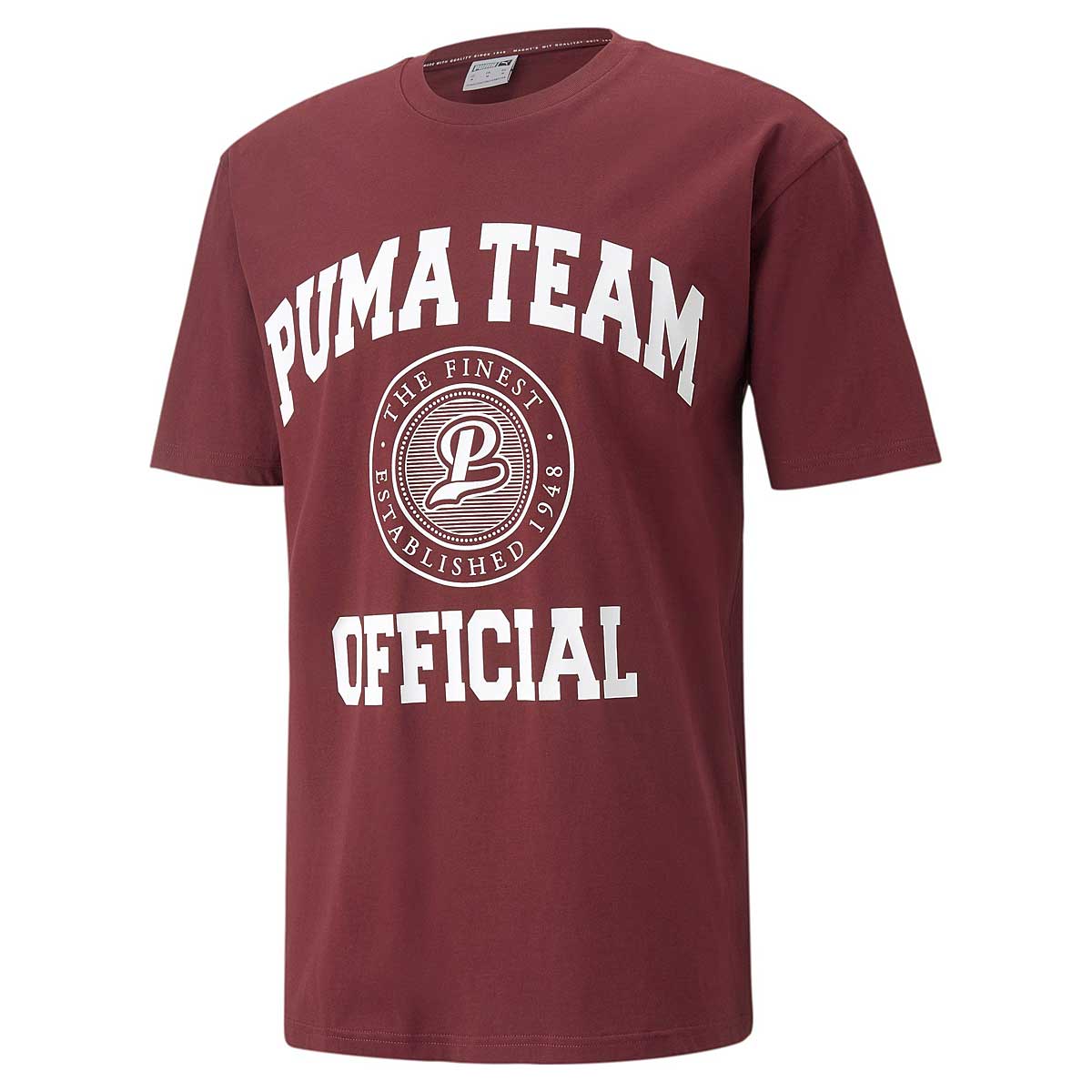 Puma Team Graphic T-shirt, Aubergine S