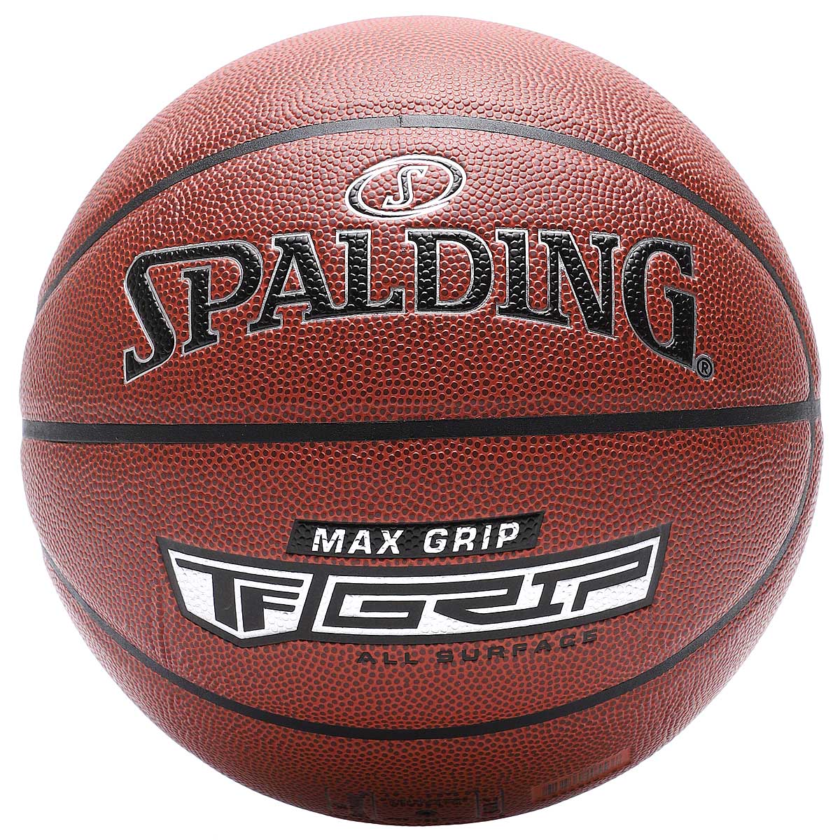 Image of Spalding Max Grip Sz7 Composite Basketball, Orange