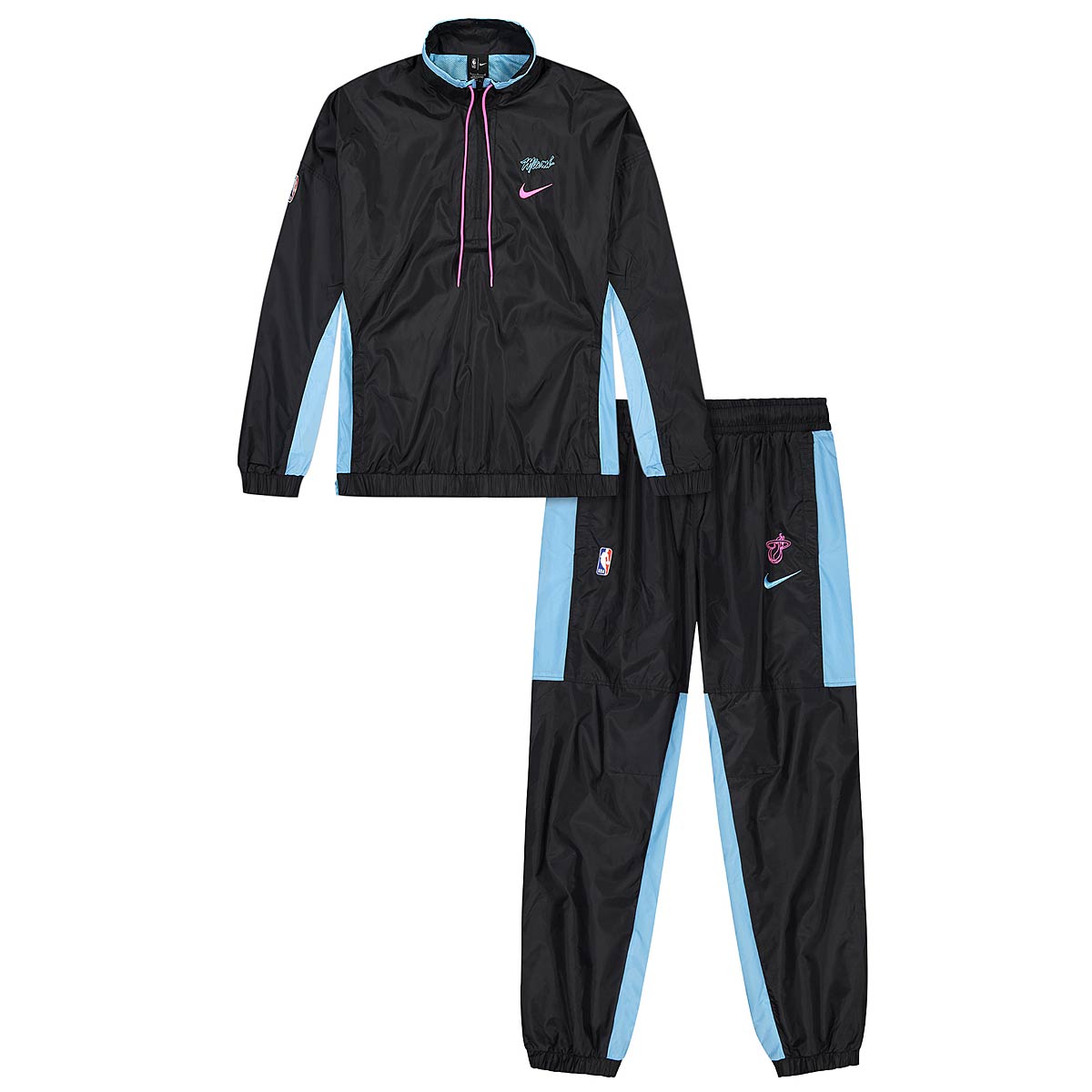 NIKE NBA MIAMI HEAT CITY EDITION COURTSIDE TRACKSUIT BLUE GALE price  €127.50
