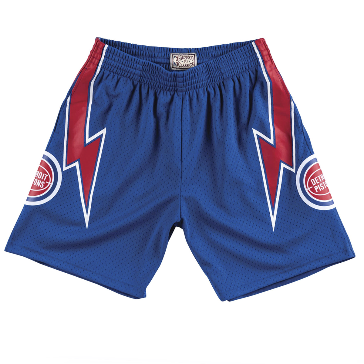 Mitchell And Ness Nba Swingman Shorts Detroit Pistons, Blue/Red
