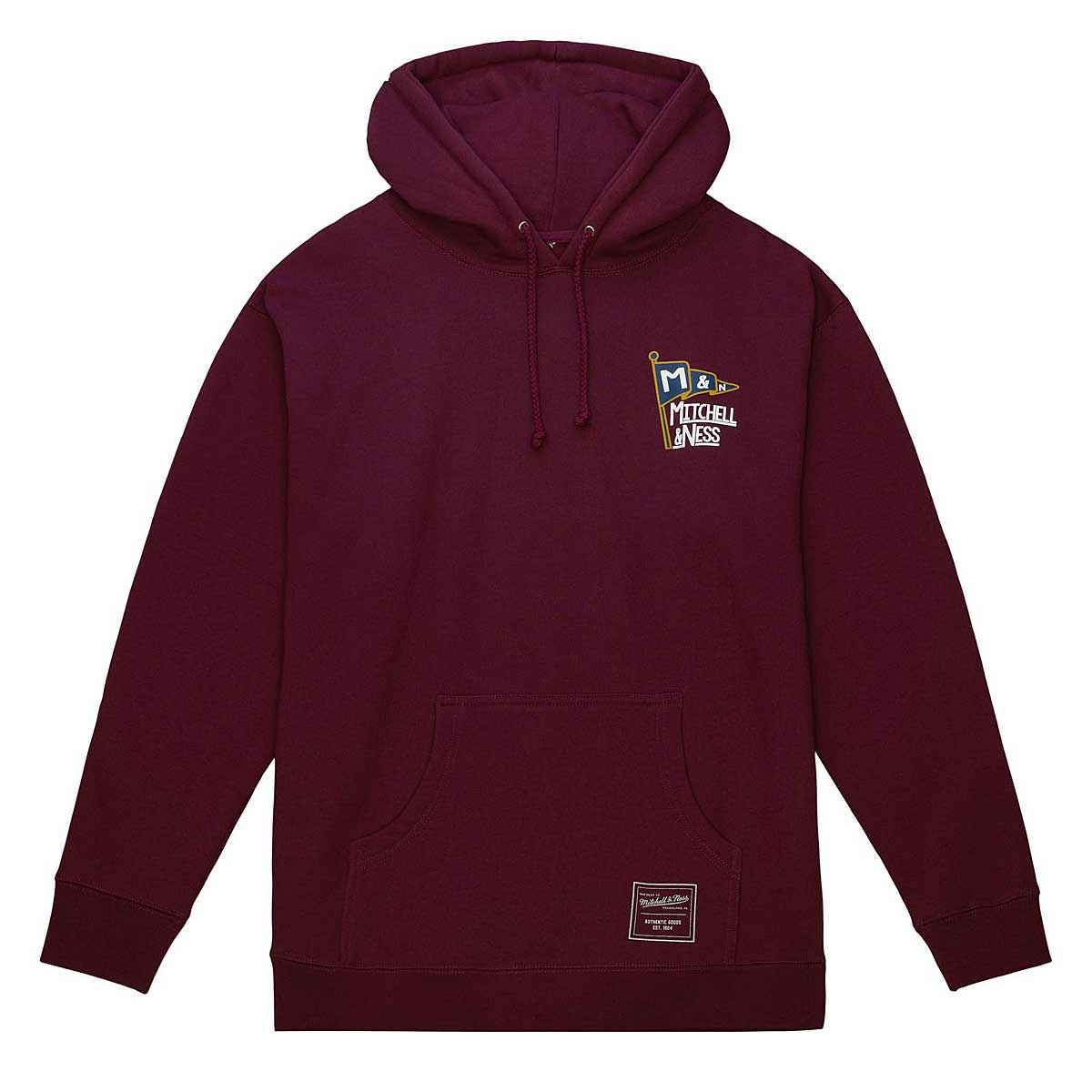 Image of Mitchell And Ness Branded Flag Hoody, Purple