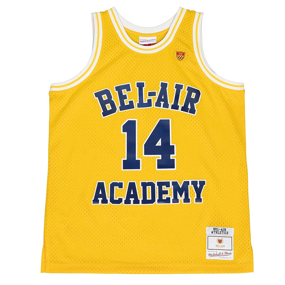 Mitchell And Ness Bel Air Home Jersey Branded, Yellow